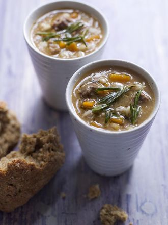 Brown Windsor soup with pearl barley