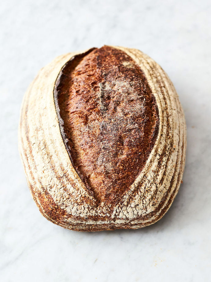 Loaf of sourdough, Jamie Oliver bread and dough recipes